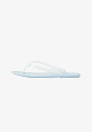 OYSHO, TRANSLUCENT EFFECT BEACHWEAR FLIP FLOPS - Bazénové šmýkačky - pale blue