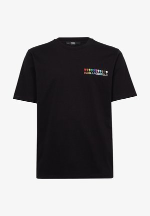 PRIDE CIRCLE - Triko s potiskem - black