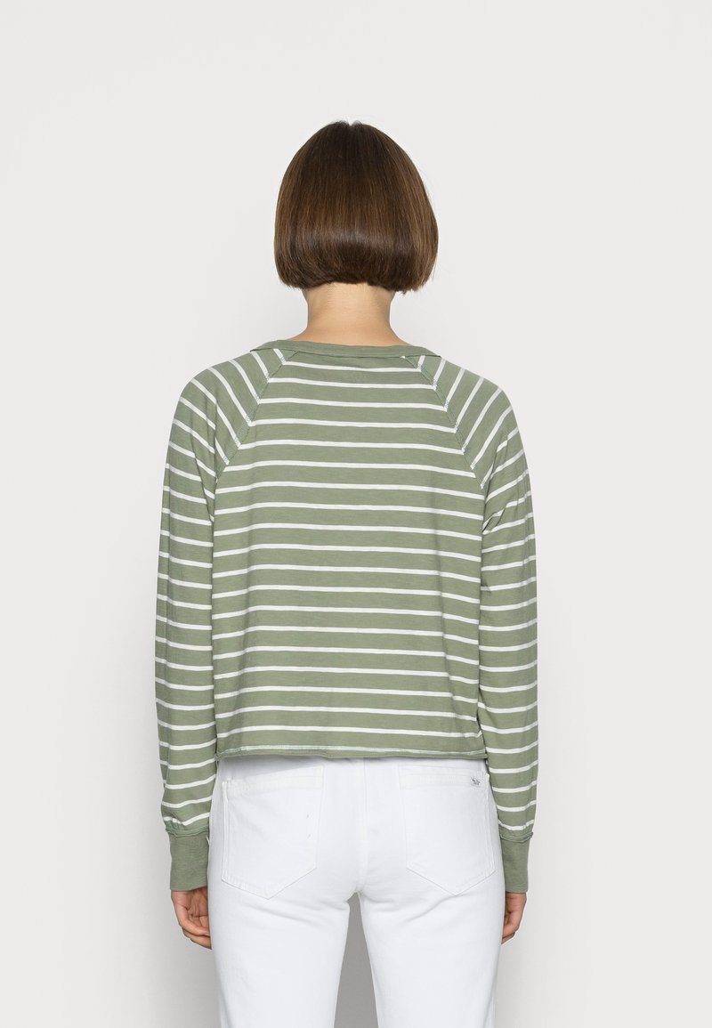 Aerie Cropped Tee Camiseta De Manga Larga Earthy Vibes Verde Zalando Es