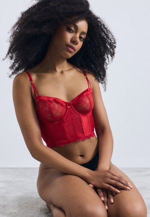 HASINA NON PADDED - Corset - red