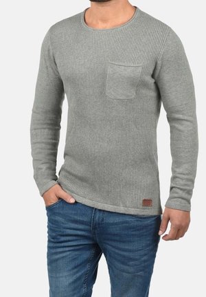 Strickpullover - light grey