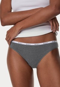 Marks & Spencer 4 Pack Cotton Rich Knickers - Slip - grey mix