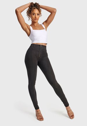 Jeggings - black denim