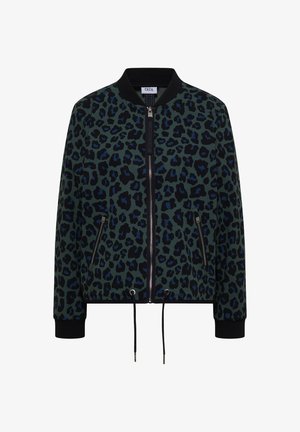 Cecil, BLOUSON MIT TUNNELZUG UND LEO-MUSTER - Blouson Bomber - dried olive green