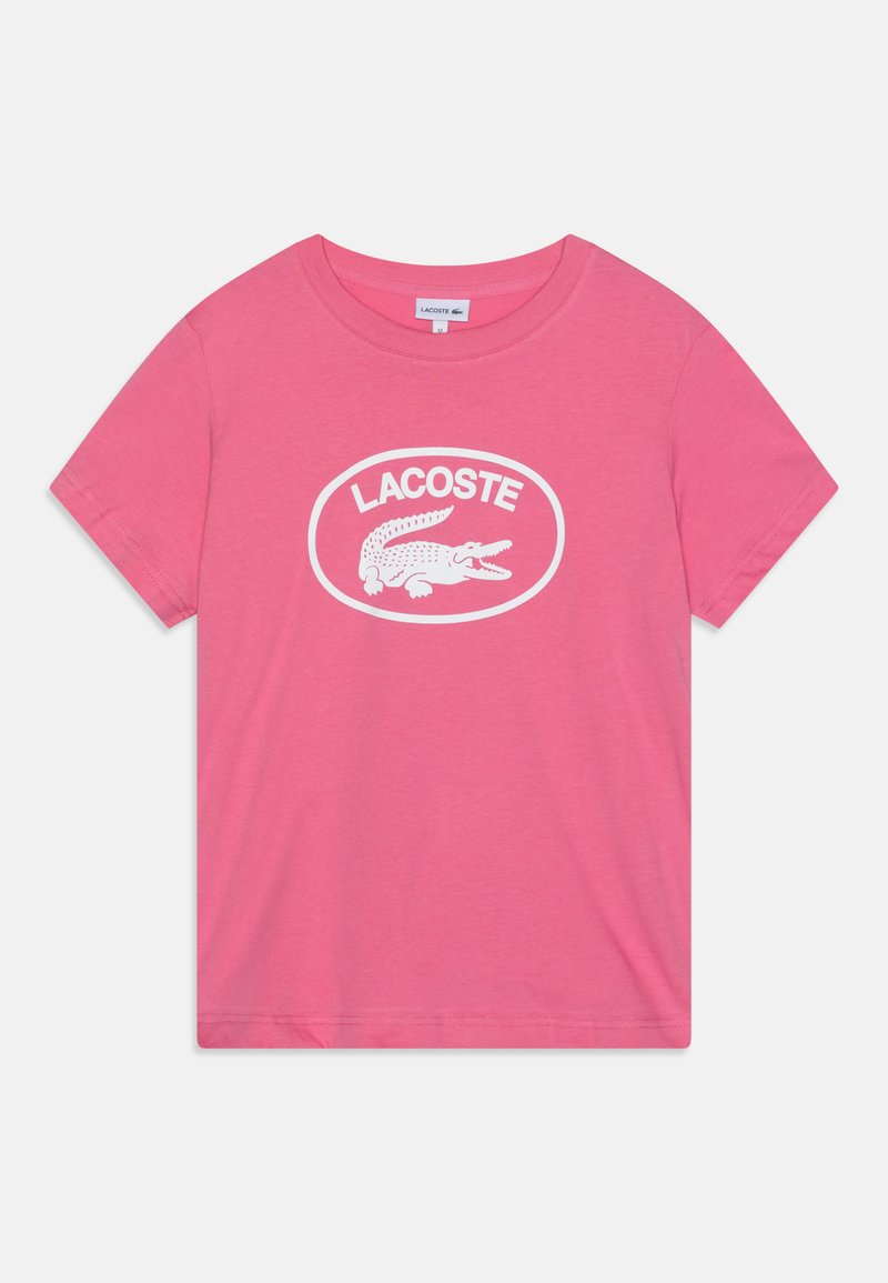 Lacoste UNISEX TShirt print reseda pink/pink Zalando.de