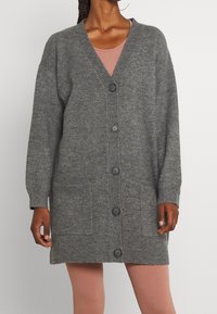 Even&Odd Chaqueta de punto - mottled dark grey