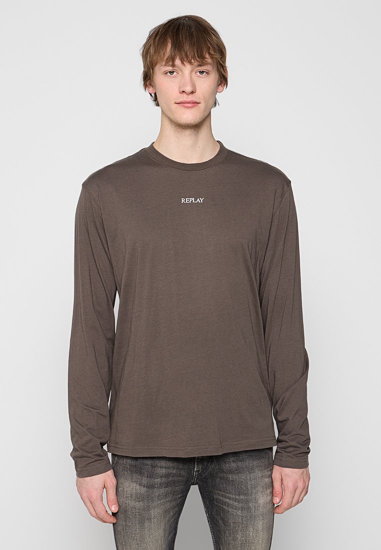 Replay Longsleeve bruin
