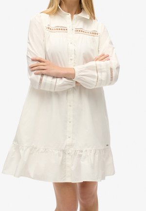 Skjortklänning - white