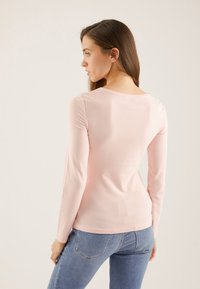 Anna Field 2 PACK - Long sleeved top - white/light pink