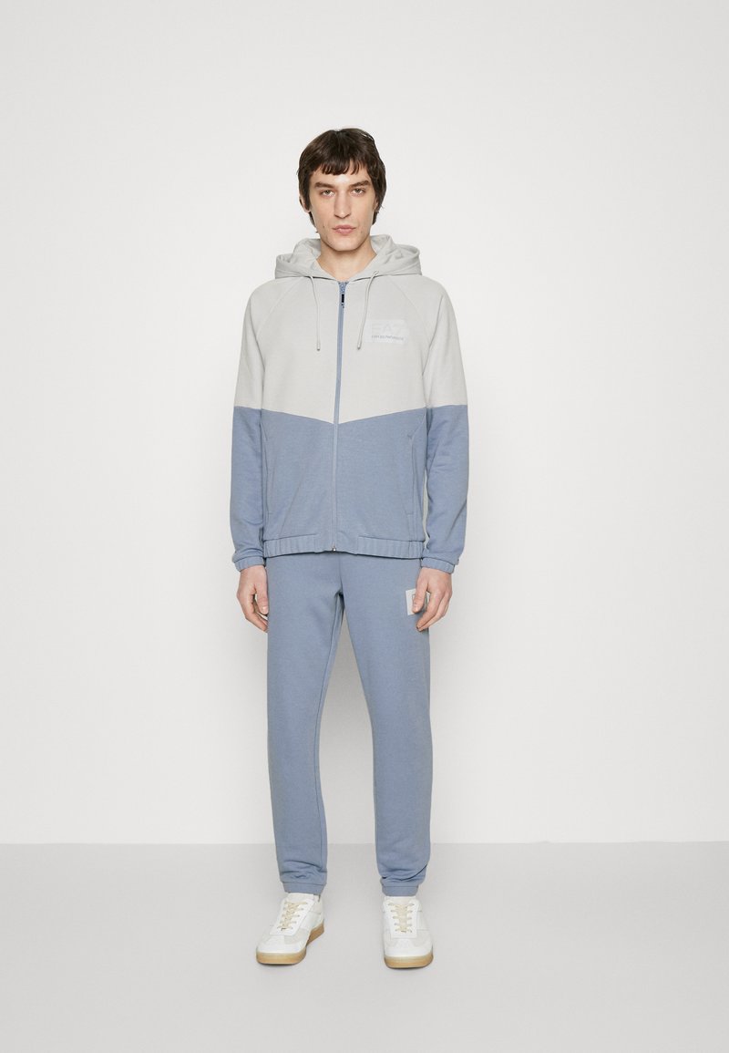 EA7 Emporio Armani TRACKSUIT SET Tracksuit light blue Zalando.ie