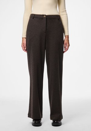 PCMAMILLA WIDE - Bukse - hot fudge