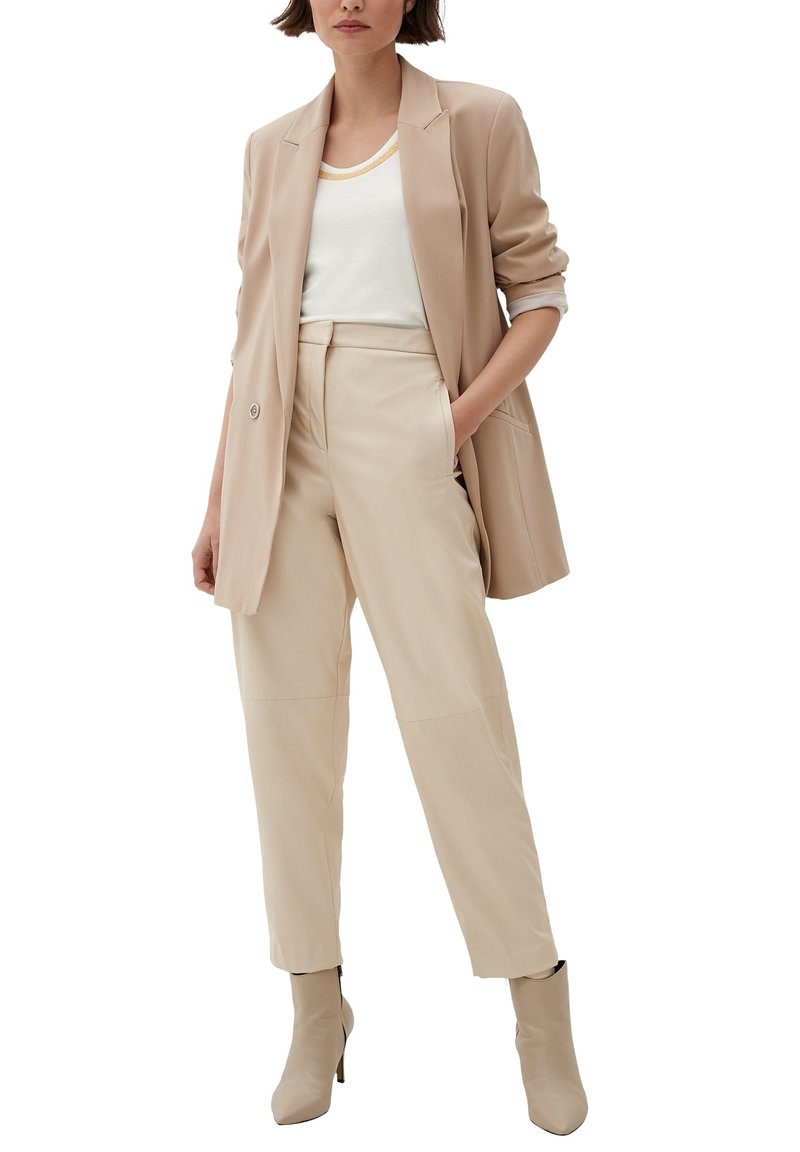 s.Oliver BLACK LABEL Langarmshirt - beige