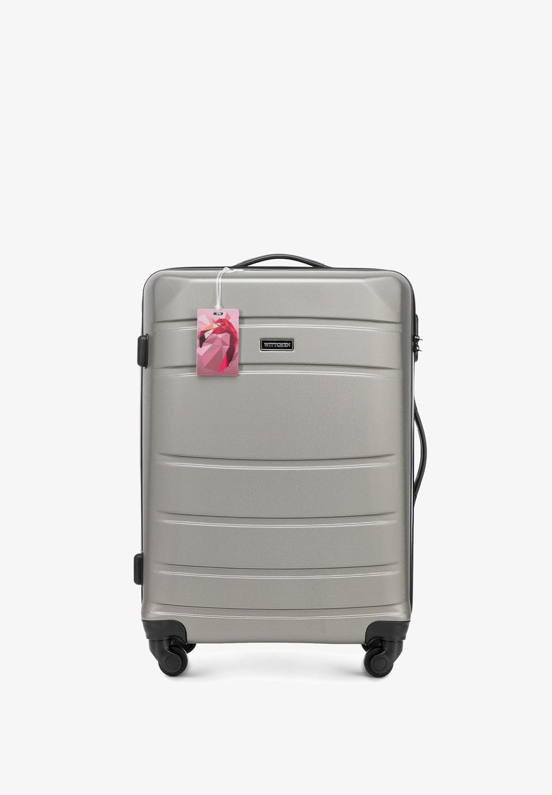 WITTCHEN MEDIUM SUITCASE WITH LUGGAGE TAG FROM ABS - Trolley - champagne