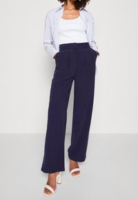 Anna Field Tygbyxor - dark blue