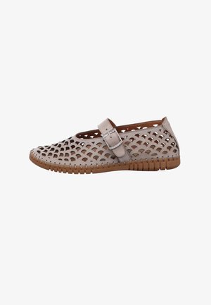 Gemini, ANILINA - Ankle strap ballet pumps - mineral