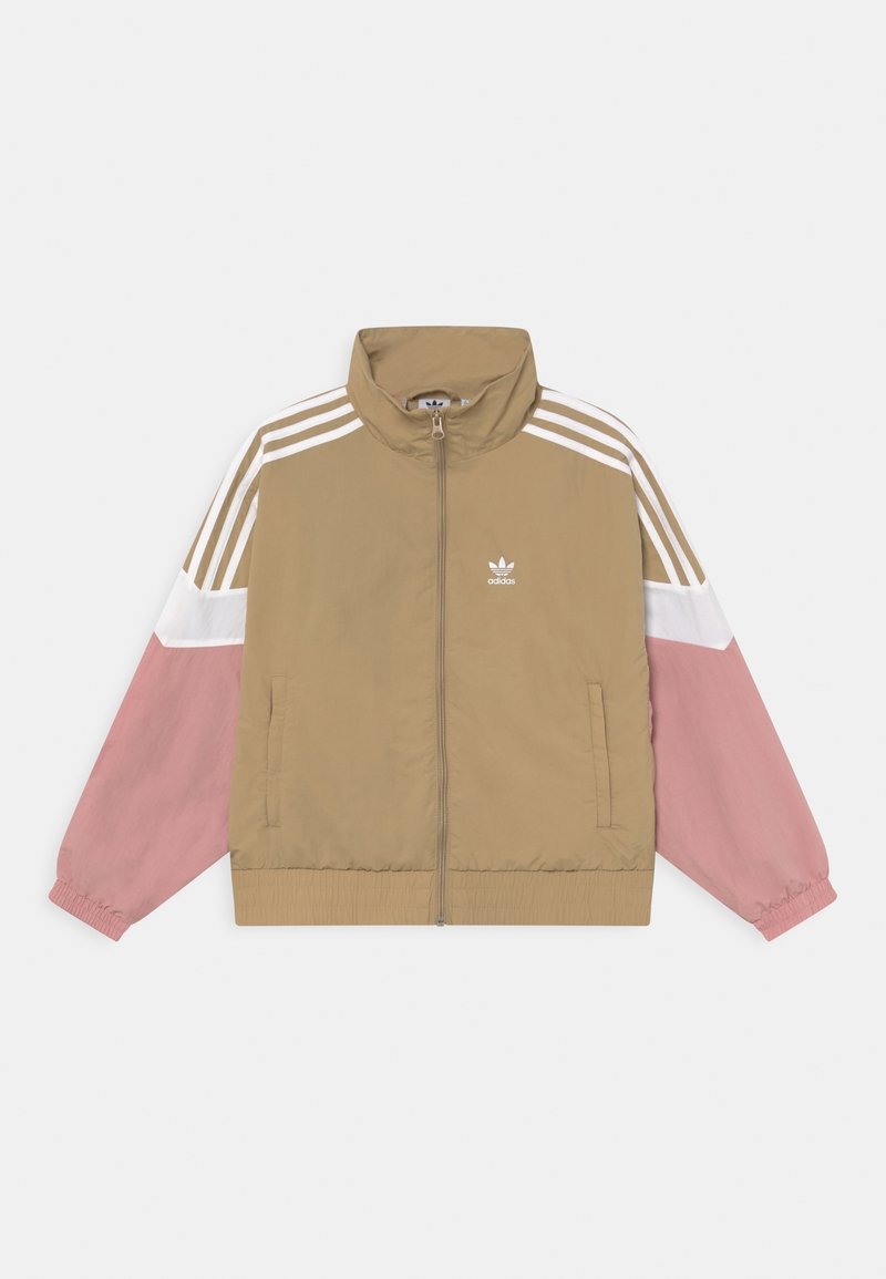 adidas Originals WOVEN - Träningsjacka - beige tone/white/mauve