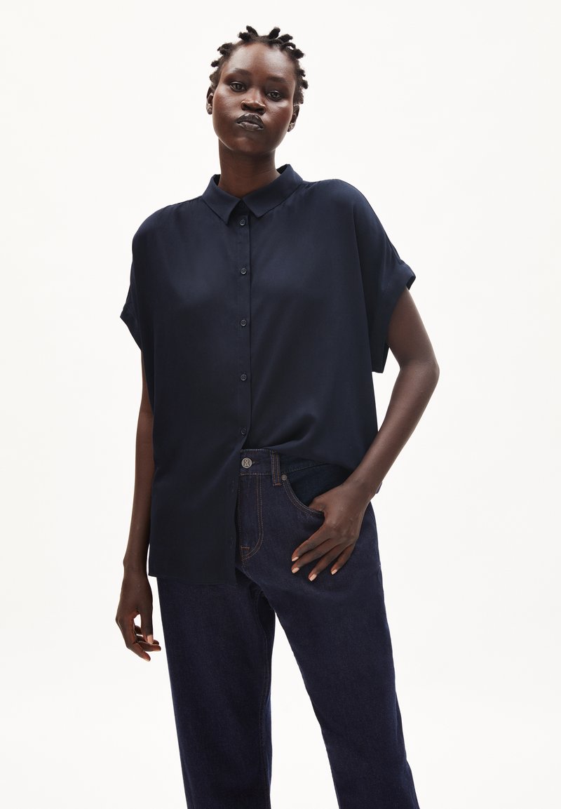 ARMEDANGELS ZONYAA - Button-down blouse - night sky