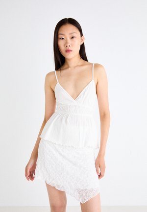 WAIST DETAIL SINGLET - Débardeur - offwhite