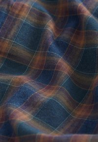 Next CHECK - Cămașă - navy blue rust brown
