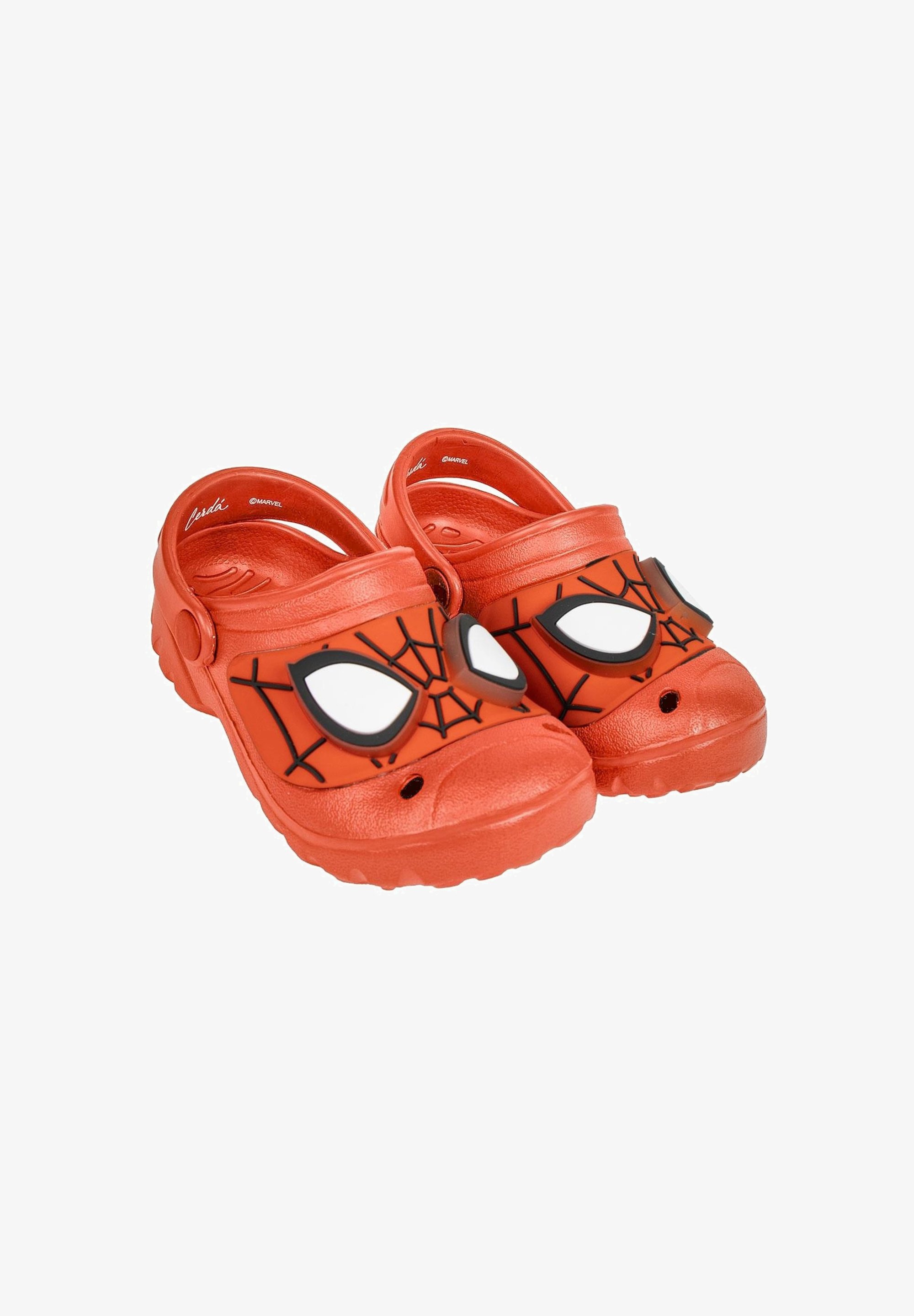 Disney LICHTER SPIDERMAN Ciabatte da mare red/rosso screziato