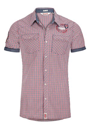 Shirt - navy/red/white