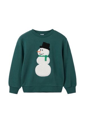 SNOWMAN EMBROIDERY COZY  - Sweatshirt - mediterranea