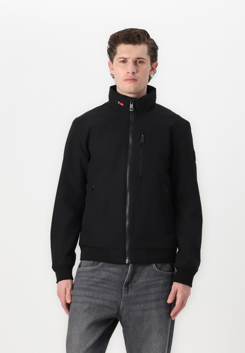 TOM TAILOR TRANSEASONAL JACKET - Lengva striukė - black