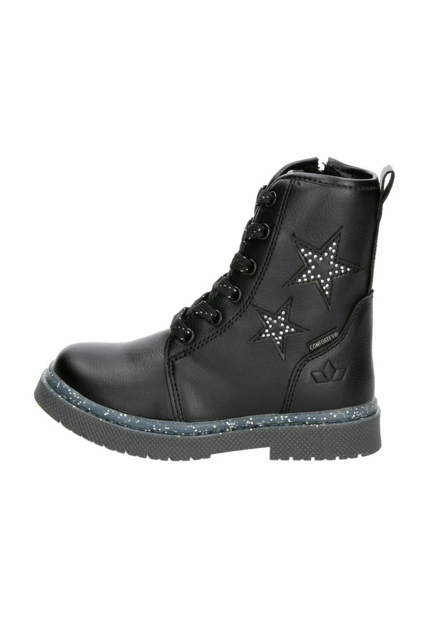 ISALIE HIP – Schnürstiefelette – schwarz