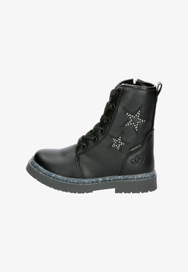 ISALIE HIP – Schnürstiefelette – schwarz