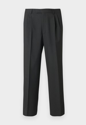 KARL LAGERFELD TROUSERS SMOOTH - Kelnės - black