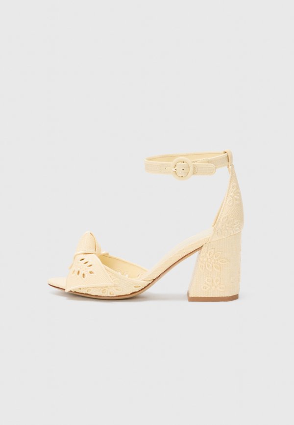 MAXI CLARITA - Ankle cuff sandals - creamy