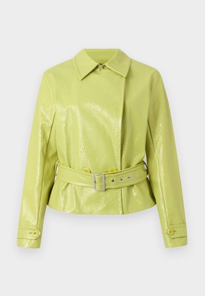 Marc Cain, Faux leather jacket - apple green
