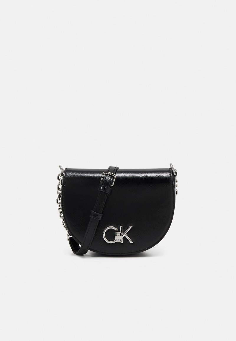 Calvin Klein RELOCK SADDLE MINI Across body bag black Zalando.co.uk