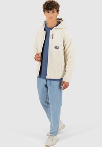 alife & kickin HARALDAK G  - Felpa con zip - chalk