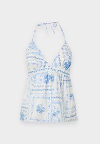 HALTER BACK OPEN - Top - white
