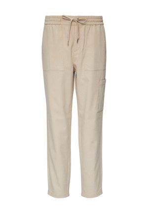 s.Oliver Tracksuit bottoms - sandfarben