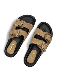 CTWLK Pantolette flach - suede lucero natural