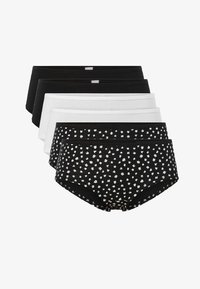 Ikke valgt, schwarz weiß geblümt