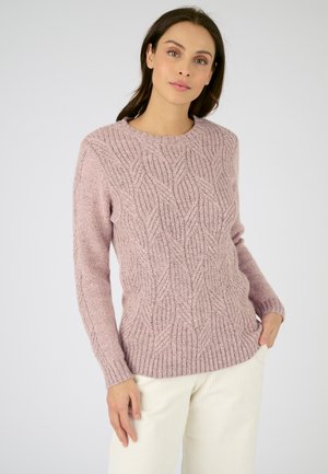 Damart COL ROND - Pullover - rose chiné