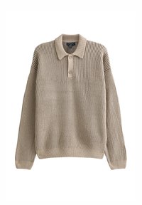 REGULAR  POLO   - Pullover - brown pattern