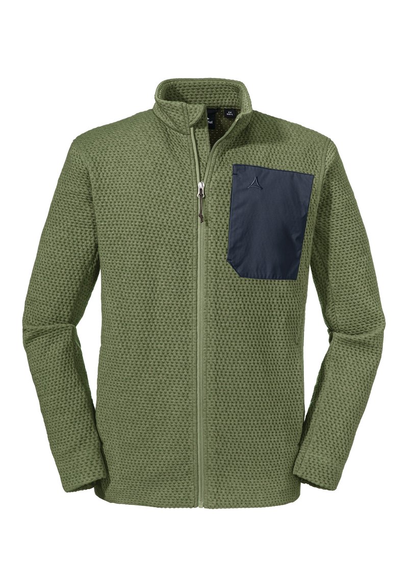 Schöffel Fleecejas groen