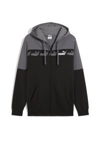 AROUND THE BLOCK - Zip-up sweatshirt - cool dark gray