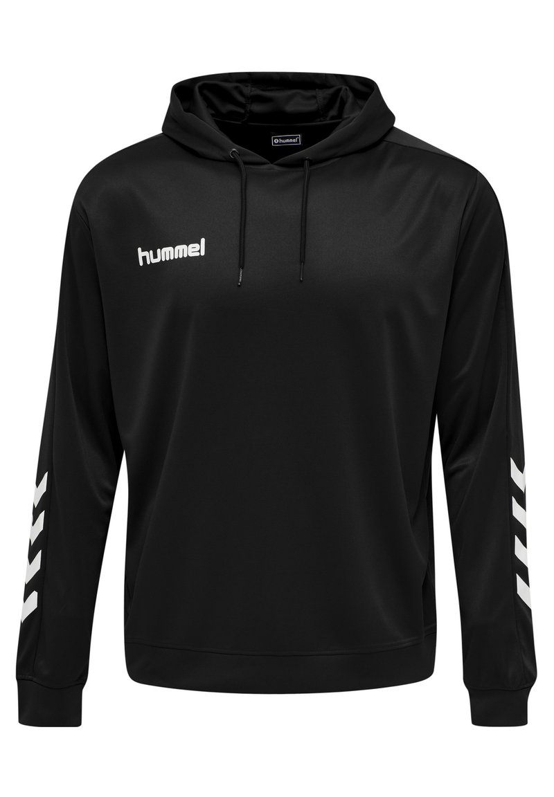 Hummel HMLPROMO POLY HOODIE - Felpa con cappuccio - black