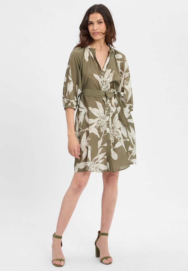 Blusenkleid - oliv kitt