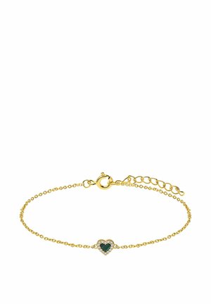 Armband - gold dark green