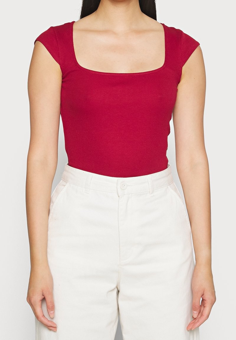 Anna Field T-shirt basic - red