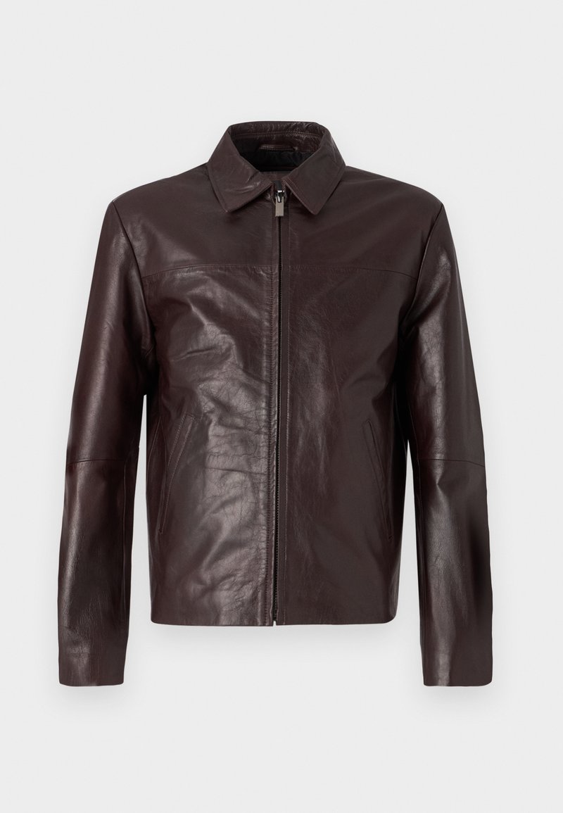 STUDIO ID Leren jas bordeauxrood