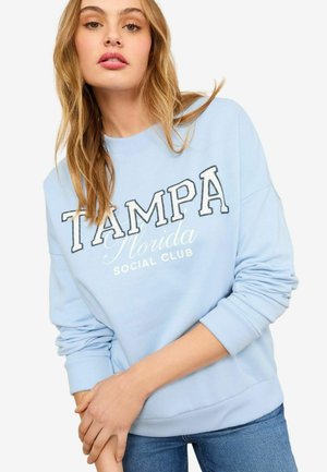 SLOGAN GRAPHIC  - Mikina - blue