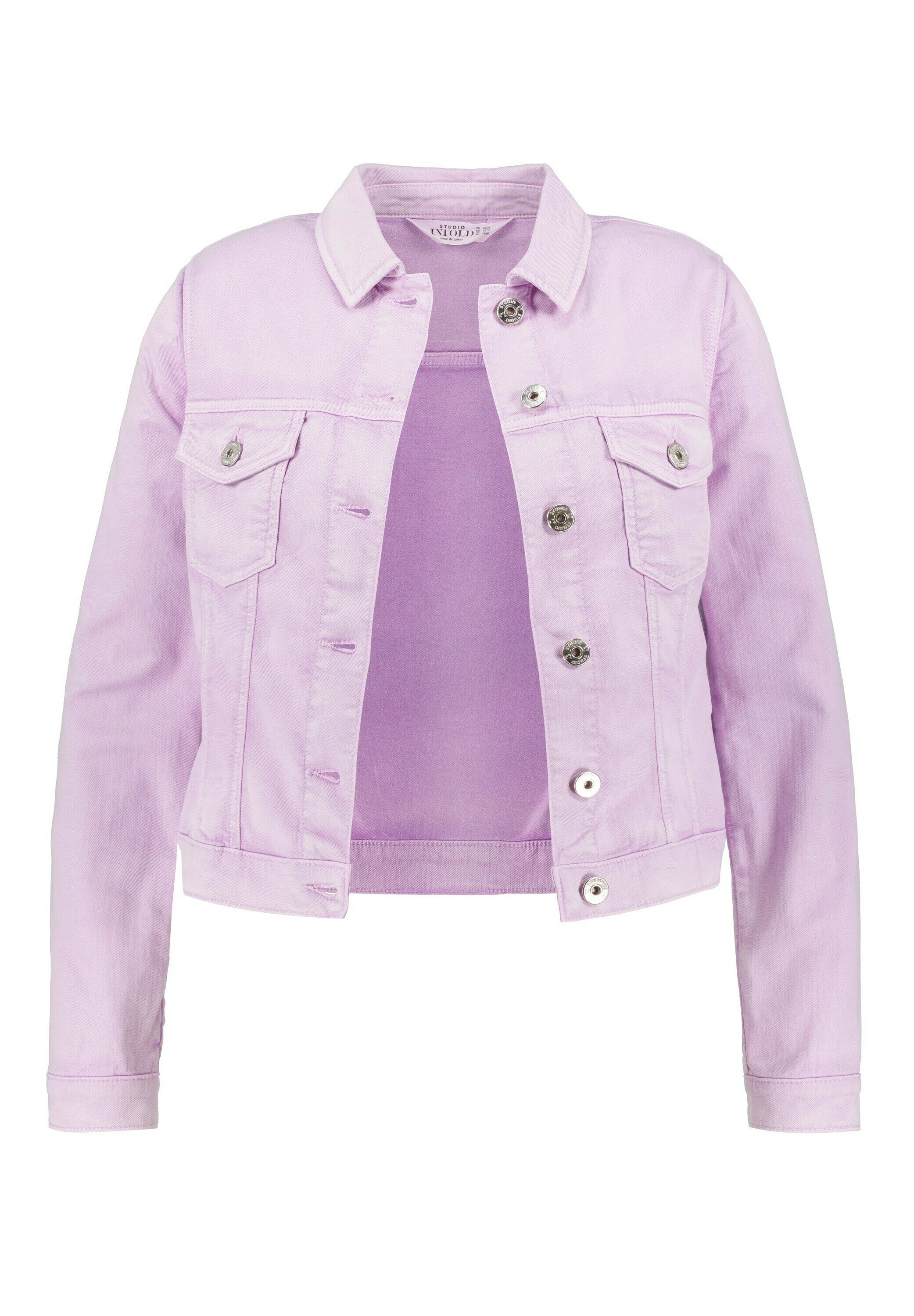 denim purple jacket
