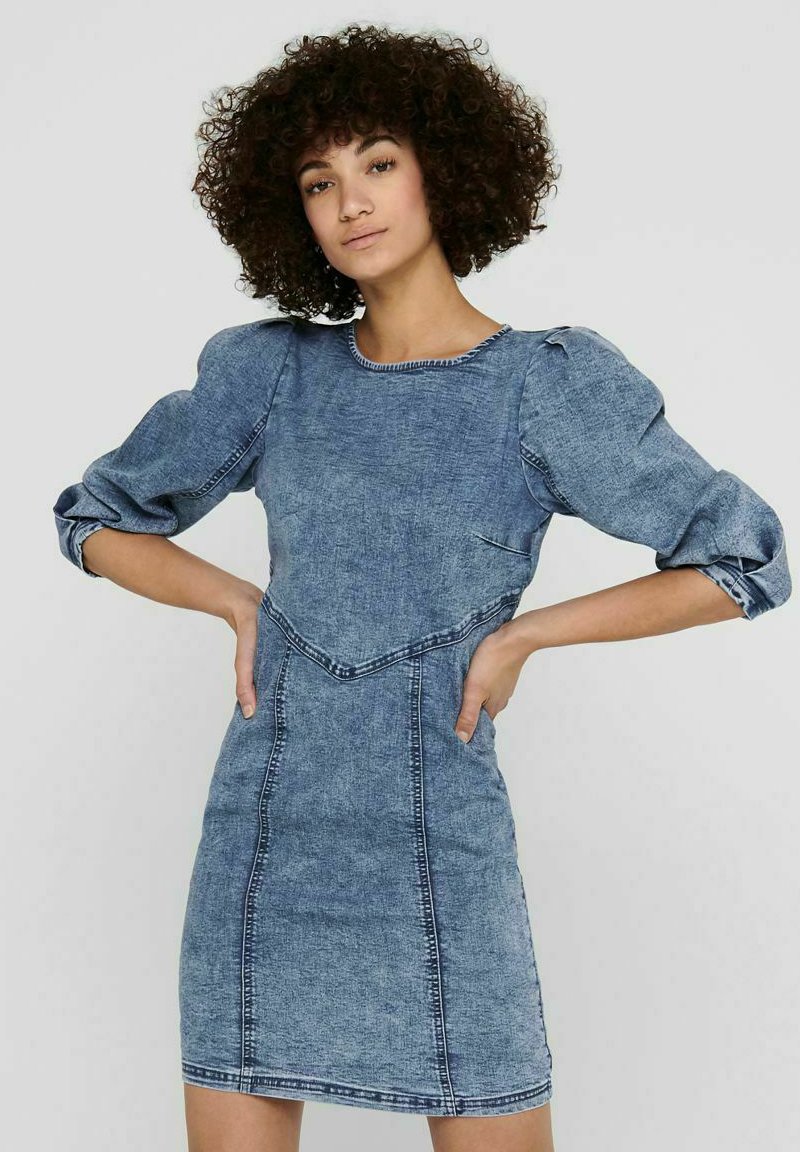 ONLY Denim dress light blue denim/lightblue denim Zalando.co.uk